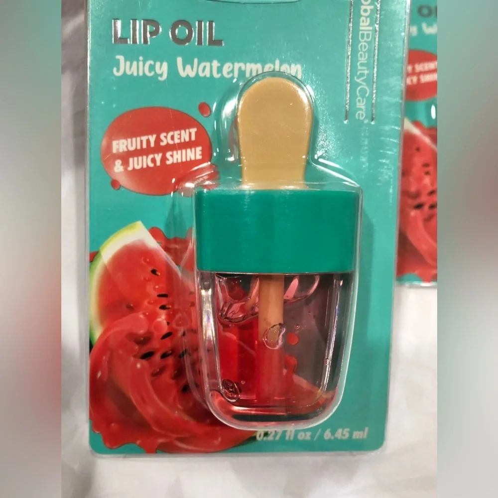 Watermelon flavored fruity scent juicy shine hydrating lip‎ oil new
